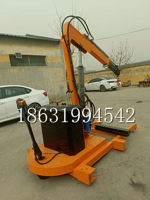 呼兰区自卸车厢随车吊 自制轮式四不像起重机 四驱平板吊 5吨 贵盛